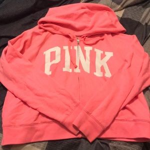 Vs PINK full zip hoodie